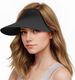 Sukeen Wide Brim Sun Visor Hat For Women,UPF50+ Seamless Sun Hats Lightweight Sports Cap Foldable Ponytail Hat For Outdoor_viptrois.com
