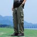 Men's Clothing Spring And Summer Overalls Trendy Brand Wide Leg Casual Trousers Spring Men's Straight Loose Trousers Men's_viptrois.com