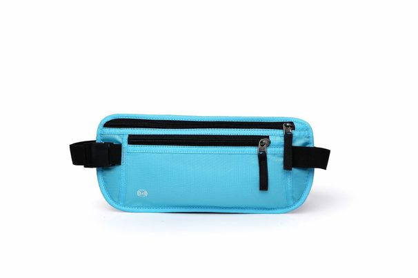 RFID Blocking Travel Waist Pack - Waterproof & Anti-Theft Passport Holder Slim Hidden Money Belt With Secure Zipper For International Trips_viptrois.com