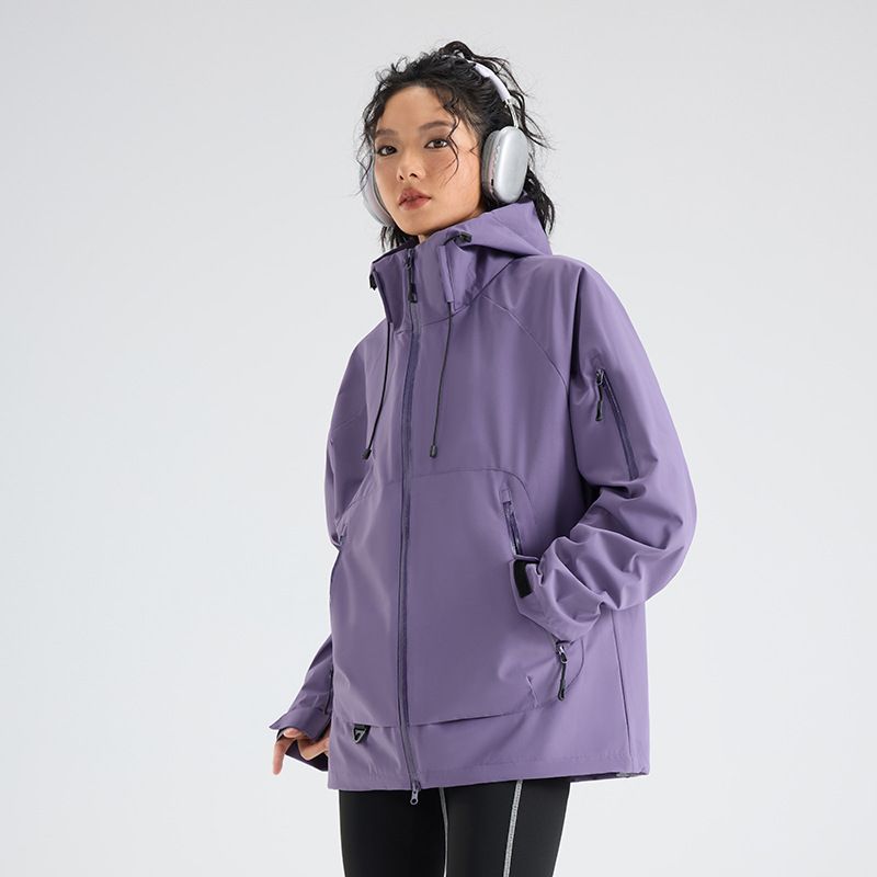 Men's Clothing Women's Three In One Two Piece Jacket Couple's Casual Outdoor Mountaineering Clothing Men's Windproof And Waterproof Jacket_viptrois.com