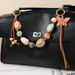 Handcrafted Bohemian Butterfly Bag Charm – Intricate Resin Beaded Fringe Pendant With Tassels For Purses, Backpacks & Keychains (Artisan Blue/Green)_viptrois.com