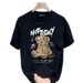 American Style Cool Stylish Pure Cotton Short Sleeved T-shirt For Men Women, Summer Trend Printed Simple And Versatile_viptrois.com