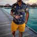 Men's Summer Casual Cardigan - Short Sleeve Lapel Shirt | Loose Fit & Comfortable Dating Outfit_viptrois.com