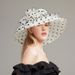 New Eugenia Edge Beach Wave Dot Flower Sunshade Children's Mesh Thin Summer Sunscreen Sun Hat_viptrois.com