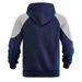Men's Clothing Autumn And Winter New Trend Loose Large Size Color Matching Shoulder Hooded Sweatshirt Casual Pullover Top Jacket_viptrois.com