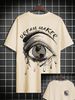 Kreatives Grafik Bedrucktes T-Shirt 2025, Sommermode, Trend, Baumwolle, Kurzärmelig, Lockeres Und Bequemes Rundhals-Top, Herrenbekleidung_viptrois.com