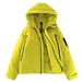 700FP Unisex Hooded Down Jacket – 90% White Duck Fill, Oversized Fit, Winter-Ready (Black/Yellow/Cream, M-3XL)_viptrois.com