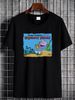 Squiddly Diddly T Shirt Soft Versatile Summer Homme Streetwear Designer Clothes Unisex Slightly Breathable Stretched Fashion Comfortable Graphic_viptrois.com