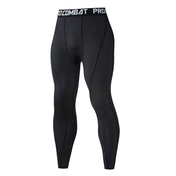Men's Clothing Size Spot Sports Fitness Quick Drying Running Tight Ball Game Training Yoga Bottoming Colorful Trousers_viptrois.com