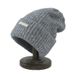Hat for women in winter, thickened and warm knitted hat, Korean version, big head, ear protection, windproof, pile up_viptrois.com