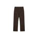 Men's Clothing | Vibe Pants B136 Dark Brown Washed Distressed Knee Canvas Overalls Lumberjack Pants_viptrois.com