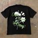 Summer Ins Trendy Floral Print T-shirt Short Men's Loose Casual Round Neck Pure Cotton Half Sleeved Versatile Top_viptrois.com
