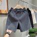Men's Clothing Men's Summer Thin Sports Shorts Trendy Style Casual Pants Loose Straight Wide Leg Five Point Wheat Ear Pattern_viptrois.com