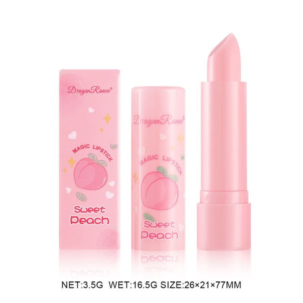 Women's Moisturizing Color - Changing Lipstick - Fruit - Scented, Temperature - Activated, Watermelon Pink Lip Jelly_viptrois.com