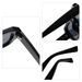 Retro Tortoiseshell Square Sunglasses – Small Frame UV400 Protection, Unisex European & American Vintage Style_viptrois.com
