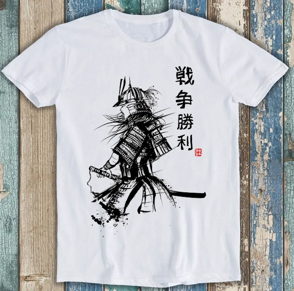 Japanese Samurai Warrior Manga Anime Meme Funny Gift Tee T Shirt Mens Womens Tees Top 2142_viptrois.com