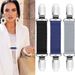 Fashion Dress Belt Suit Scarf Clip Retro Cardigan Tie Clip Back Belt Shawl Clip Glove Clip_viptrois.com