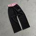 American Retro Street Hip Hop Couple Loose Double Waist Pants - Two Piece Sweatpants (Trendy Brand)_viptrois.com