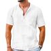 Essential Men's Short Sleeve Polo Shirt - Breathable Moisture Wicking Quick-Dry Solid Color Casual Top For Summer_viptrois.com