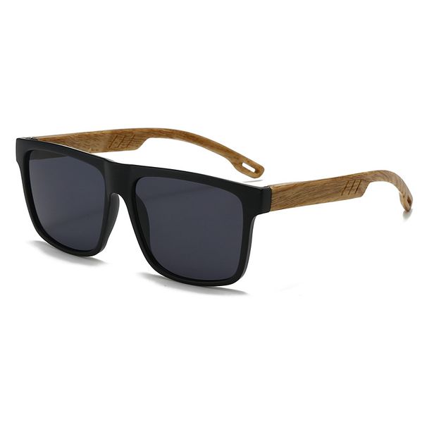 New Retro UV-proof Bamboo And Wood Sunglasses Men's Trend Versatile Sunglasses Cross-border Fashion Sunshade Sunglasses_viptrois.com