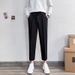 Men's Clothing Trousers Spring Nine Point Trousers Casual Literary Suit Trousers_viptrois.com