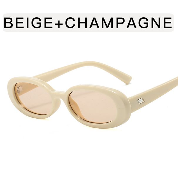 Small oval frame sunglasses for women Retro personality cross border ins sunglasses for taking photos and shaping fashion sunglasses_viptrois.com