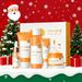 Vitamin C Set, 5in 1 Gift With Cleanser, Toner, Serum, Face Cream And Eye Cream, Light Beige Care Products Teen Girls,_viptrois.com