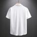 2025 Cross-Border Men's Turn-Down Collar Solid Color Knit Jacquard Casual Short-Sleeve Shirt_viptrois.com