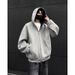 Spring And Autumn Men's American Trendy Brand Loose Lazy Style Hoodie Youth Student Jacket Zipper Cardigan_viptrois.com