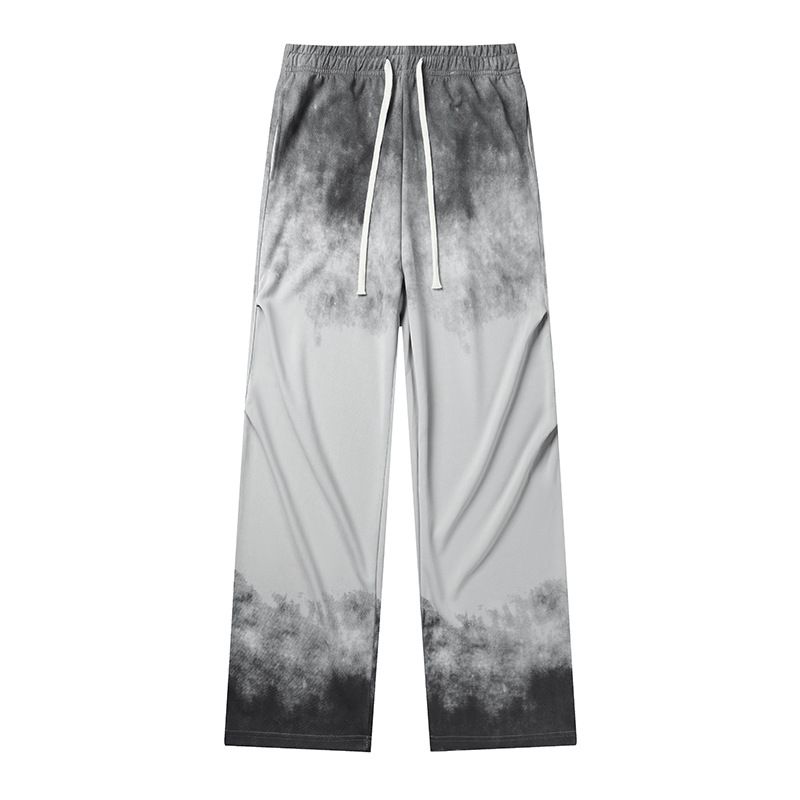 Men’s Straight Fit Casual Sweatpants – Relaxed Wide Leg, Streetwear Essentials (Black/Flower Ash/Dark Gray, M-XXXL)_viptrois.com