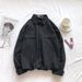 Men's Clothing Solid Color Work Shirt Spring And Autumn Loose Simple Pocket Lining Clothes Trendy Handsome Casual Long Sleeved Jacket_viptrois.com