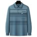 Dad's Long Sleeve T-Shirt Men's Spring And Autumn Casual Polo Shirt Cotton Turn-Down Collar Clothing Factory Wholesale_viptrois.com
