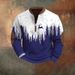 Cross-Border 3D Men's Half Zipper European American Autumn And Winter Printed Sweatshirt_viptrois.com