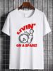 Bowling Funny Men's T Shirt Living On A Spare Bowler Idea Lane Team Club Fashion Streetwear Soft Stylish Versatile Homme Comfortable Stretched_viptrois.com