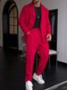 Men's Clothing Four Seasons Trend High Quality Solid Color Suit Trousers Set WL008 MR7_viptrois.com