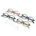 FME Oval Eyeglasses - Retro Round Frame & Lightweight Acetate | Fashion Glasses For Men & Women_viptrois.com