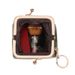 Women's Wallet & Men's Wallet Retro Clip Coin Purse Compact Portable Key Bag Pu Solid Color Coin Storage Bag_viptrois.com