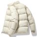 Men's Winter Padded Jacket - Thick Warm Quilted Coat, Loose Fit Casual Outerwear For All-Day Comfort (Black, Pink, Khaki, Light Blue)_viptrois.com