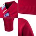 Loom Loom 2025 Autumn Winter European And American Youth Korean Version Thickened Scarf V-Neck Pullover Knitted Men's Sweater_viptrois.com