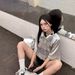Summer America Style Letter Prit T-Shirt Desig Sese Loose Casual Sports Jersey Top_viptrois.com