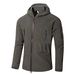 Man's clothing Full pressure rubber sharkskin soft-shell waterproof jacket outdoor top for men_viptrois.com