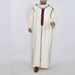 Men's Clothing Long Men's Hooded Shirt Muslim Robe_viptrois.com