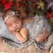 Ylsteed Pink Gray Newborn Lace Romper Photography Outfits Baby Girl Photo Shooting Clothes_viptrois.com