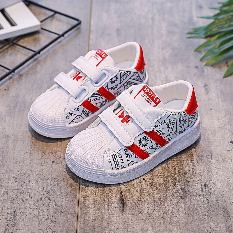 XUANMU Kids Shoes for Baby Girls Anti-slip Soft Rubber Bottom Baby Sneaker Casual Flat Shoes Children Size 21-30 Z0004_viptrois.com