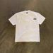 Heavyweight Pure Cotton Oversized T-Shirt Short Sleeved Print On Left Chest For Couples Trendy Men And Women_viptrois.com