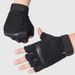 Tactical gloves Sports gloves men's fitness special forces tactical half finger gloves students cycling breathable gloves fingerless_viptrois.com
