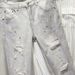 Ripped Raw Edge Washed Jeans For Men American High Street Fashion Brand Hiphop Slim Straight Pants Summer Thin_viptrois.com