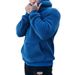 Men's Clothing Sweatshirt Solid Color Coat Autumn And Winter New Hooded Top Plush Sweatshirt_viptrois.com