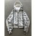 Men's Clothing Wasteland Style Printed Design Hooded Sweatshirt European And American Winter Heavyweight Unisex Zipper Design Jacket Sweatshirt_viptrois.com