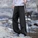 2025 Summer New Outdoor Sports Loose Straight Versatile Youth Casual Men's Long Pants_viptrois.com